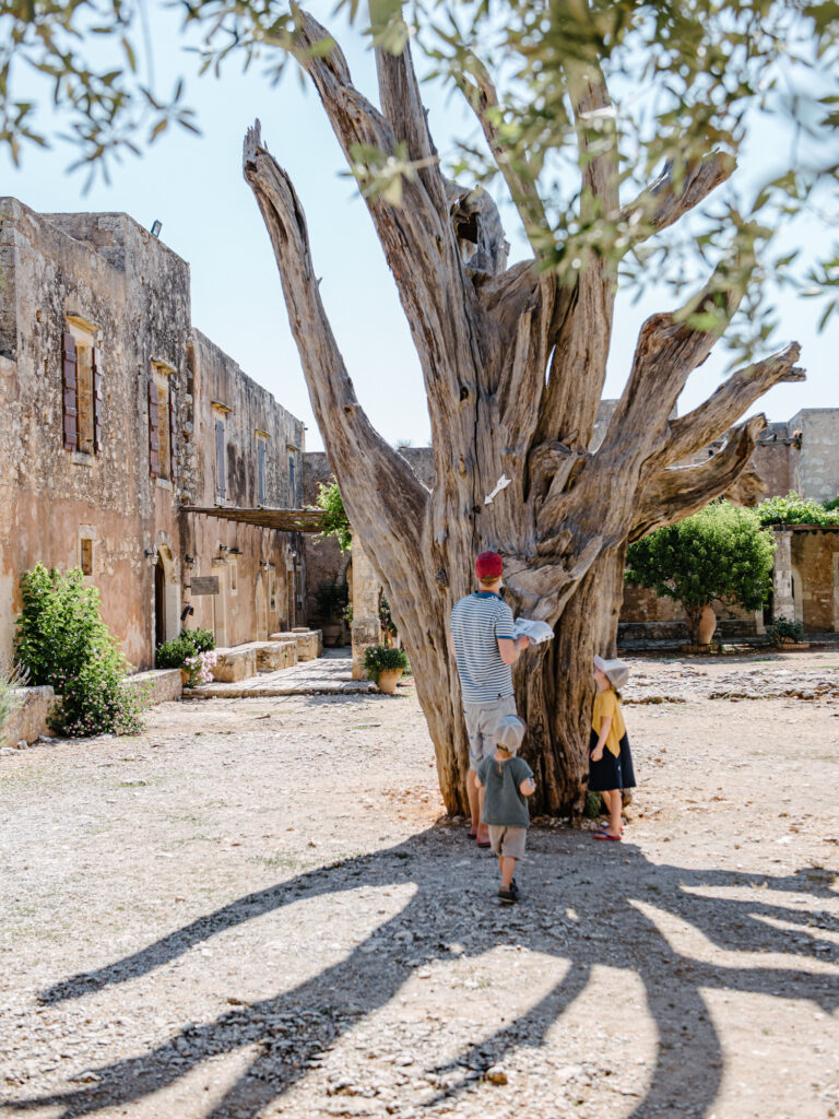  Kreta mit Kindern - Arkadi-Kloster in der Nähe von Rhetymno