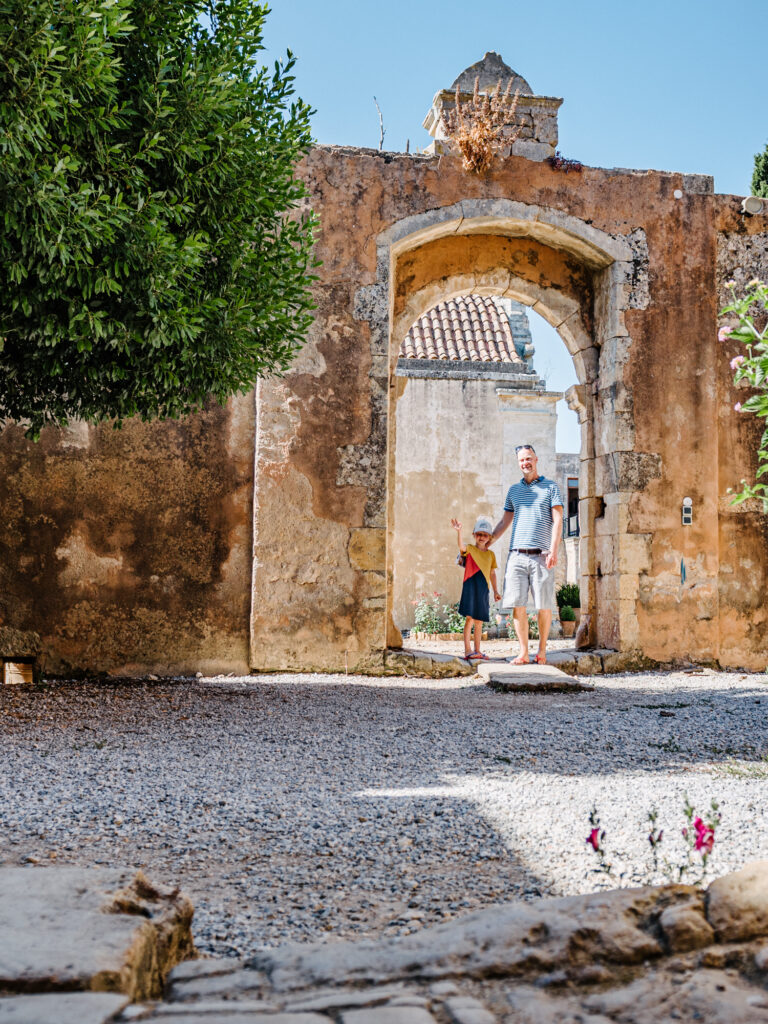  Kreta mit Kindern - Arkadi-Kloster in der Nähe von Rhetymno