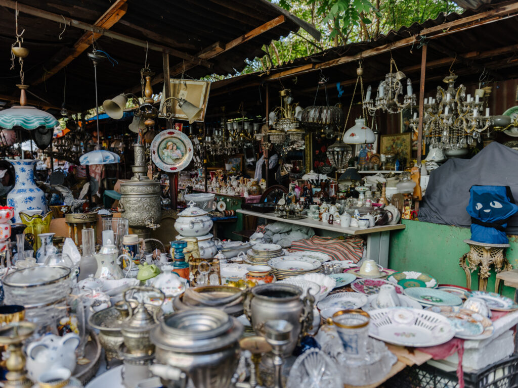 Flohmarkt in Tiflis, Georgien