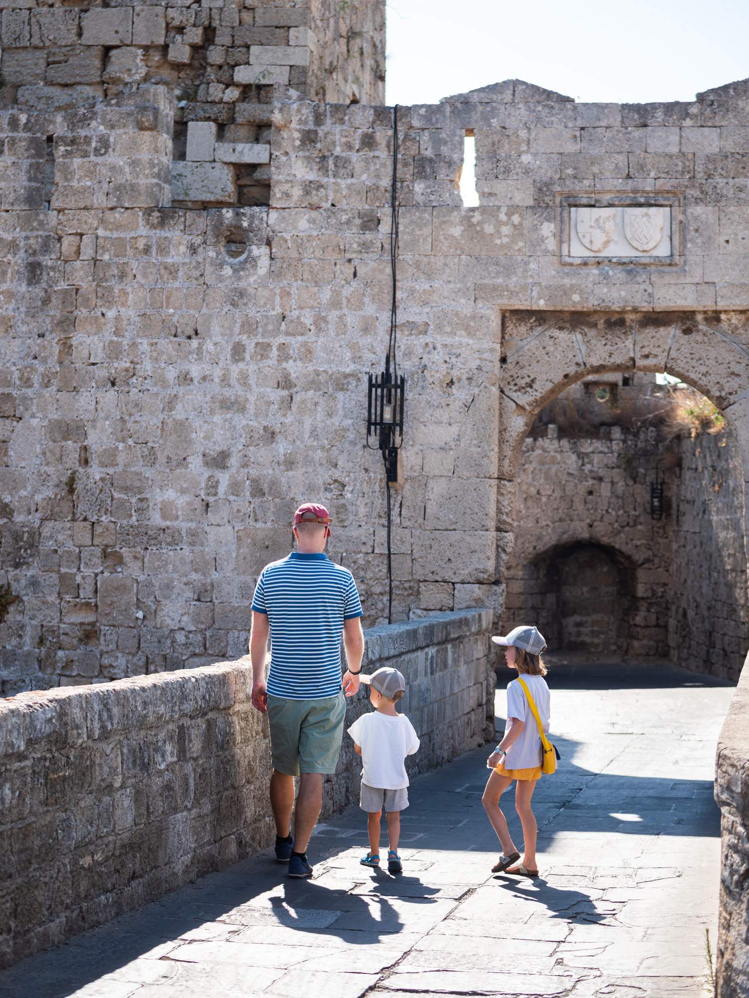 Rhodos Stadt mit Kindern